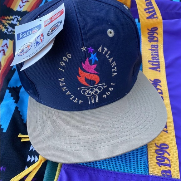 Olympic Snapback Hat Logo 7 Atlanta & duffle Bag - Picture 6 of 7
